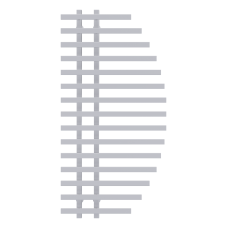 Water heated towel rail Parys P15 600х1200 Deffi stainless steel (White, Bottom connection)