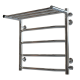 Buy Water heated towel rail Trapezoid with shelf P5 500х500 Deffi stainless steel (Side right connection)