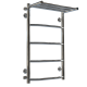 Wasserbeheizter Handtuchhalter Trapezoid with shelf P5 400х700 Deffi edelstahl (Chrom, Seitlicher linker Anschluss)