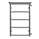Buy Water heated towel rail Trapezoid with shelf P5 400х700 Deffi stainless steel (Chrome, Side right connection)