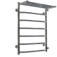 Buy Water heated towel rail Trapezoid with shelf P7 500х700 Deffi stainless steel (Chrome, Side right connection)