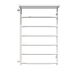 Wasserbeheizter Handtuchhalter Trapezoid with shelf P7 500х800 Deffi edelstahl (Weiss, Seitlicher linker Anschluss)