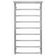 Buy Water heated towel rail Trapezoid with shelf P9 500х1000 Deffi stainless steel (Chrome, Side left connection)