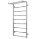 Buy Water heated towel rail Trapezoid with shelf P9 500х1000 Deffi stainless steel (Chrome, Side left connection)