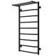 Buy Water heated towel rail Trapezoid with shelf P9 500х1000 Deffi stainless steel (Black, Side left connection)