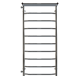 Wasserbeheizter Handtuchhalter Trapezoid with shelf P10 500х1100 Deffi edelstahl (Chrom, Seitlicher linker Anschluss)