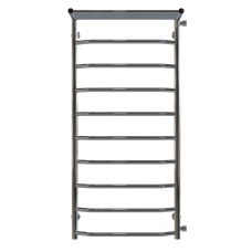 Wasserbeheizter Handtuchhalter Trapezoid with shelf P10 500х1100 Deffi edelstahl (Chrom, Seitlicher rechter Anschluss)