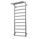 Wasserbeheizter Handtuchhalter Trapezoid with shelf P11 500х1200 Deffi edelstahl (Chrom, Seitlicher linker Anschluss)