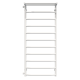 Buy Water heated towel rail Trapezoid with shelf P11 500х1200 Deffi stainless steel (White, Side left connection)