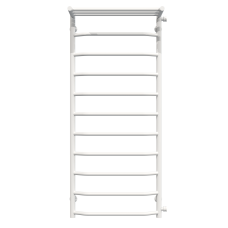 Wasserbeheizter Handtuchhalter Trapezoid with shelf P11 500х1200 Deffi edelstahl (Weiss, Seitlicher rechter Anschluss)