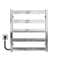 Elektrischer Handtuchwärmer Silvia P5 500х600 E Deffi edelstahl (Chrom, JD04, Linker Anschluss)