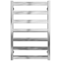 Water heated towel rail Silvia П7 500х800 Deffi stainless steel (Chrome, Bottom connection)