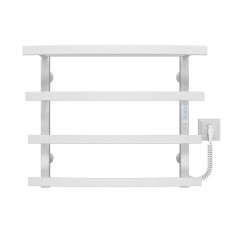 Elektrischer Handtuchwärmer Lotos P4 500х500 Deffi edelstahl (Weiss, WD04, Richtige Verbindung)