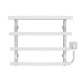 Buy electric heated towel rail Lotos P4 500х500 Deffi stainless steel (White, WD04, Right connection)