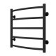 Buy water heated towel rail Classic P5 500х500 Deffi stainless steel (Black, Bottom connection)