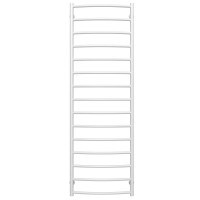 Water heated towel rail Classic P15 500х1600 Deffi stainless steel (White, Bottom connection)