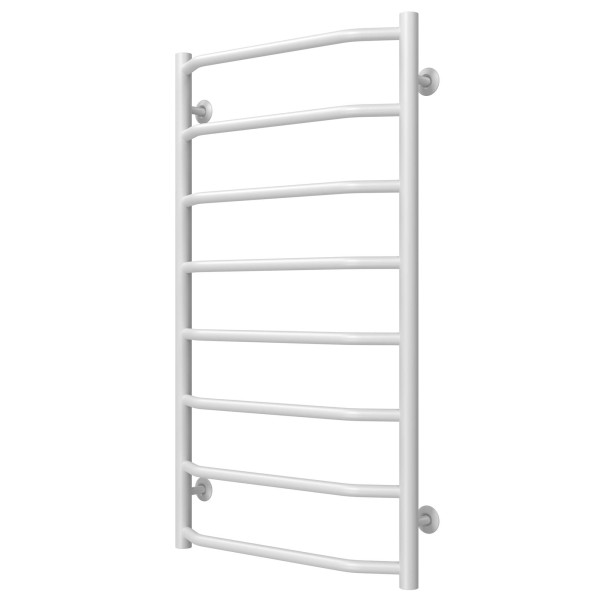 Trapezium P8 500х900 W Anschluss unten Weiss