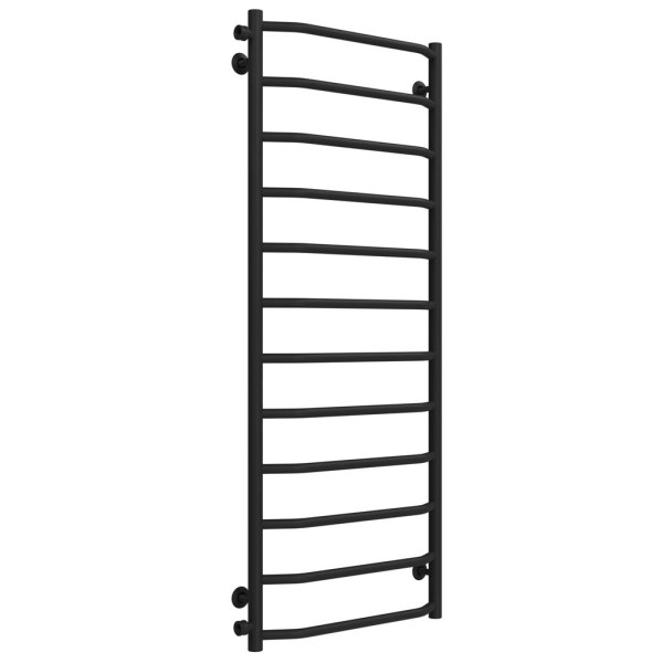 Sprzedam wieszak na ręcznik wodny Trapeziya P12 500x1300 Deffi stal nierdzewna (Czarny, podłączenie boczne lewe)
