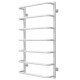 Wasserbeheizter Handtuchhalter Standard P7 500х900 Deffi edelstahl (Weiss, Anschluss unten)