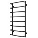 Buy a water heated towel rail Standard P8 500х1000 Deffi stainless steel (Black, Bottom connection)