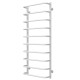 Buy a water heated towel rail Standard P10 500х1200 Deffi stainless steel (White, Side left connection)