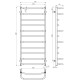 Aquamiх P11 500х1200 W bottom connection