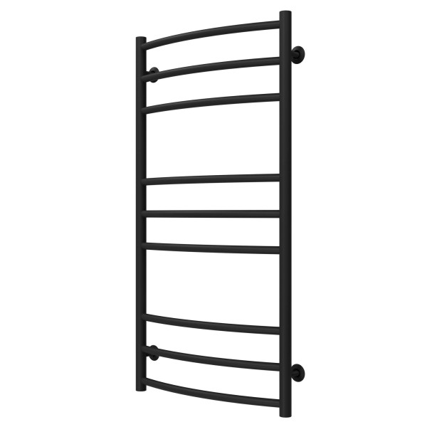 Kup wieszak na ręcznik wodny Classic Elite P9 600x1000 Deffi stal nierdzewna (Czarny, podłączenie boczne lewe)