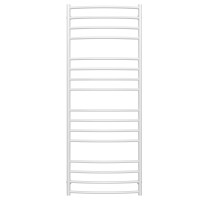 Water heated towel rail Classic elit P16 600х1600 Deffi stainless steel (White, Side left connection)