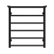 Buy water heated towel rail Terma P6 500х600 Deffi stainless steel (Black, Bottom connection)