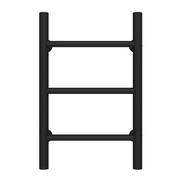 Buy Water heated towel rail Orion P3 300х500 Deffi stainless steel (Black, Side left connection)