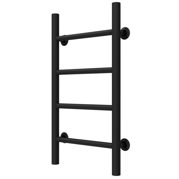 Buy Water heated towel rail Orion P4 300х600 Deffi stainless steel (Black, Side left connection)