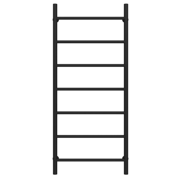 Buy Water heated towel rail Orion P7 500х1200 Deffi stainless steel (Black, Side left connection)