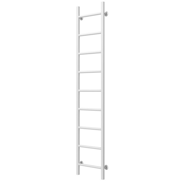 Buy Water heated towel rail Orion P9 300х1600 Deffi stainless steel (White, Side left connection)