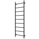 Buy Water heated towel rail Orion P9 500х1600 Deffi stainless steel (Black, Side left connection)