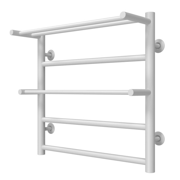 Buy a water heated towel rail Terma Plus P5 500х500 Deffi stainless steel (White, Bottom connection)