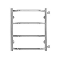 Trapezium P4 400х500 Deffi edelstahl (Chrom, Seitlicher rechter Anschluss)