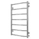 Trapezium P7 500х800 Deffi edelstahl (Chrom, Seitlicher rechter Anschluss)