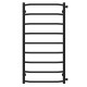 Trapezium P9 500х1000 Deffi stainless steel (Black, Side right connection)