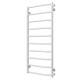 Trapezium P10 500х1100 Deffi stainless steel (White, Side right connection)