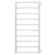 Trapezium P10 500х1100 Deffi stainless steel (White, Side right connection)