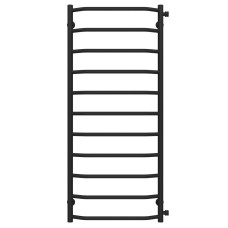 Trapezium P11 500х1200 Deffi stainless steel (Black, Side right connection)