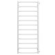 Trapezium P12 500х1300 Deffi edelstahl (Weiss, Seitlicher rechter Anschluss)