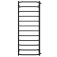 Trapezium P12 500х1300 Deffi stainless steel (Black, Side right connection)