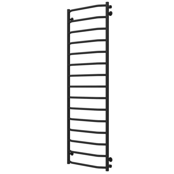 Trapezium P15 500х1600 Deffi stainless steel (Black, Side right connection)