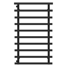 Рушникосушарка водяна Breeze П10 400x1000 Deffi нержавіюча сталь (Чорний, Бокове ліве підключення)