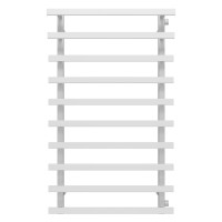 Water heated towel rail Breeze P10 400x1000 Deffi stainless steel (White, Side right connection)