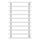 Wasserbeheizter Handtuchhalter Breeze P10 500x1000 Deffi edelstahl (Weiss, Seitlicher rechter Anschluss)