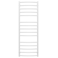 Water heated towel rail Classic elit P15 500х1500 Deffi stainless steel (White, Side right connection)