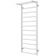 Buy Water heated towel rail Trapezoid with shelf P12 500х1300 Deffi stainless steel (White, Bottom connection)