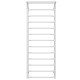 Buy Water heated towel rail Trapezoid with shelf P13 500х1400 Deffi stainless steel (White, Side left connection)
